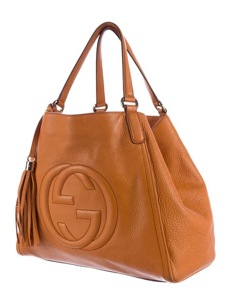 gucci soho bag tote|authentic Gucci canvas bag.